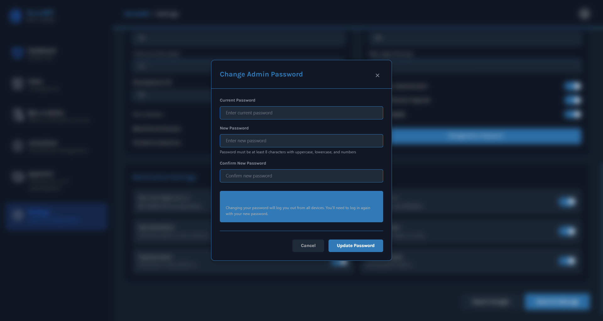 Change Password